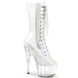 Pleaser ADORE-1050C Botín Plataforma Transparente...