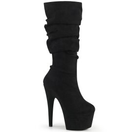 Pleaser ADORE-1061 Bota Plataforma Ante Sintético Negro EU-36 / US-6