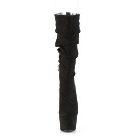 Pleaser ADORE-1061 Bota Plataforma Ante Sintético Negro EU-36 / US-6