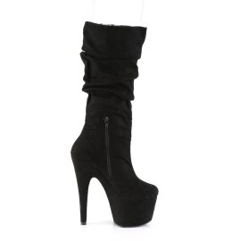 Pleaser ADORE-1061 Bota Plataforma Ante Sintético Negro EU-36 / US-6
