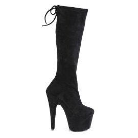 Pleaser ADORE-2008 Bota Plataforma Ante Sintético Negro EU-37 / US-7