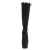 Pleaser ADORE-2008 Bota Plataforma Ante Sintético Negro EU-39 / US-9