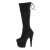 Pleaser ADORE-2008 Bota Plataforma Ante Sintético Negro EU-39 / US-9