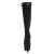 Pleaser ADORE-2008 Bota Plataforma Ante Sintético Negro EU-39 / US-9