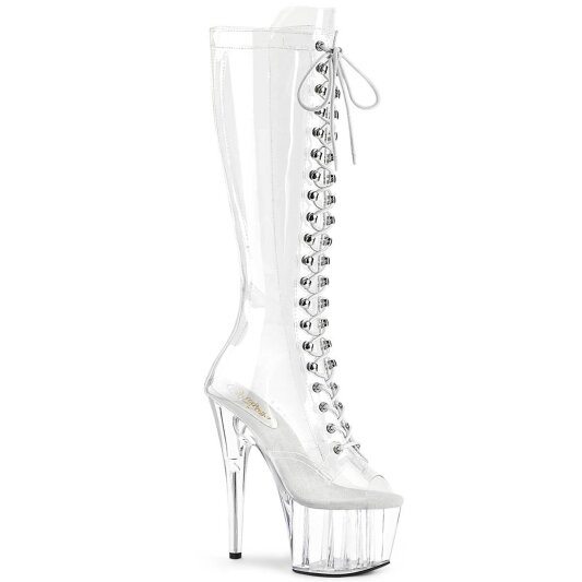 Pleaser ADORE-2021C Bota Plataforma Transparente EU-36 / US-6