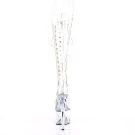Pleaser ADORE-2021C Bota Plataforma Transparente EU-36 / US-6