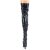 Pleaser ADORE-3000HWR Bota Alta Plataforma Holo Negro EU-44 / US-14