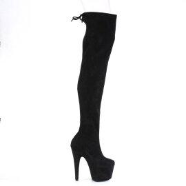 Pleaser ADORE-3008 Bota Alta Plataforma Ante Sintético Negro EU-35 / US-5
