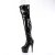 Pleaser ADORE-3011 Bota Alta Plataforma Charol Negro EU-37 / US-7