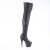 Pleaser ADORE-3011 Bota Alta Plataforma Cuero Sintético Negro EU-41 / US-11