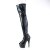 Pleaser ADORE-3011HWR Bota Alta Plataforma Holo Negro EU-40 / US-10