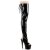 Pleaser ADORE-3017 Bota Alta Plataforma Charol Negro EU-40 / US-10