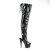 Pleaser ADORE-3017 Bota Alta Plataforma Charol Negro EU-40 / US-10