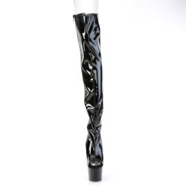 Pleaser ADORE-3017 Bota Alta Plataforma Charol Negro...
