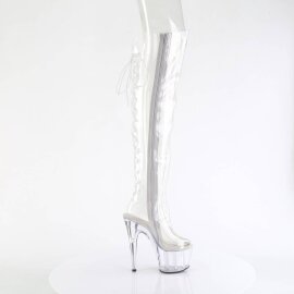 Pleaser ADORE-3019C Bota Alta Plataforma Transparente EU-39 / US-9
