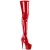 Pleaser ADORE-4000 Bota Alta Plataforma Charol Rojo EU-35 / US-5