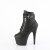 Pleaser ADORE-700-05 Botín Plataforma Cuero Sintético Negro EU-38 / US-8