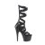 Pleaser ADORE-700-48 Botín Plataforma Cuero Sintético Negro EU-38 / US-8