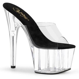 Pleaser ADORE-701 Zapato Abierto Plataforma Transparente...