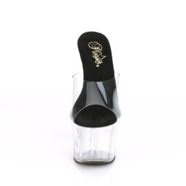 Pleaser ADORE-701 Zapato Abierto Plataforma Transparente...