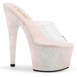 Pleaser ADORE-701HMG Zapato Abierto Plataforma Purpurina...