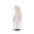 Pleaser ADORE-701HMG Zapato Abierto Plataforma Purpurina Transparente Rosa Claro EU-39 / US-9