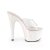 Pleaser ADORE-701LG Zapato Abierto Plataforma Purpurina Transparente Rosa Claro EU-35 / US-5