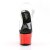 Pleaser ADORE-708 Sandalia de Tacón Plataforma Metalizado Rojo Transparente EU-41 / US-11