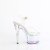 Pleaser ADORE-708HT Sandalia de Tacón Plataforma Ahumado Transparente EU-35 / US-5