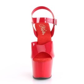 Pleaser ADORE-708N Sandalia de Tacón Plataforma Rojo EU-37 / US-7