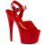 Pleaser ADORE-708N Sandalia de Tacón Plataforma Rojo EU-37 / US-7