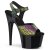Pleaser ADORE-708N-LTP Sandalia de Tacón Plataforma Multicolor EU-40 / US-10