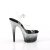 Pleaser ADORE-708SS Sandalia de Tacón Plataforma Purpurina Plata Transparente EU-35 / US-5