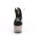Pleaser ADORE-708T Sandalia de Tacón Plataforma Ahumado Transparente Gris EU-39 / US-9