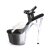 Pleaser ADORE-708T-1 Sandalia de Tacón Plataforma Ahumado Negro Transparente EU-35 / US-5