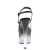 Pleaser ADORE-708T-2 Sandalia de Tacón Plataforma Ahumado Negro Transparente EU-41 / US-11