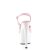 Pleaser ADORE-709 Sandalia de Tacón Plataforma Charol Rosa Claro Blanco EU-35 / US-5