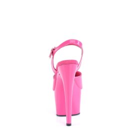 Pleaser ADORE-709 Sandalia de Tacón Plataforma Charol Rosa EU-35 / US-5