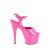 Pleaser ADORE-709 Sandalia de Tacón Plataforma Charol Rosa EU-37 / US-7