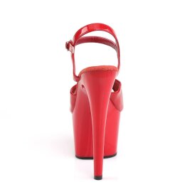 Pleaser ADORE-709 Sandalia de Tacón Plataforma Rojo EU-35 / US-5