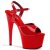 Pleaser ADORE-709 Sandalia de Tacón Plataforma Rojo EU-35 / US-5