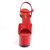 Pleaser ADORE-709 Sandalia de Tacón Plataforma Rojo EU-35 / US-5