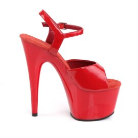 Pleaser ADORE-709 Sandalia de Tacón Plataforma Rojo EU-38 / US-8