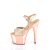 Pleaser ADORE-709HM Sandalia de Tacón Plataforma Holo Metalizado Oro Rosado Claro EU-35 / US-5