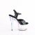 Pleaser ADORE-709HT Sandalia de Tacón Plataforma Holo Negro Transparente EU-37 / US-7
