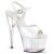 Pleaser ADORE-709HT Sandalia de Tacón Plataforma Holo Blanco Transparente EU-41 / US-11
