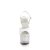 Pleaser ADORE-709HT Sandalia de Tacón Plataforma Holo Blanco Transparente EU-44 / US-14