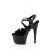 Pleaser ADORE-724 Sandalia de Tacón Plataforma Charol Negro EU-41 / US-11