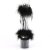 Pleaser ADORE-724F Sandalia de Tacón Plataforma Negro Transparente EU-40 / US-10