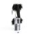 Pleaser ADORE-724F Sandalia de Tacón Plataforma Negro Transparente EU-36 / US-6